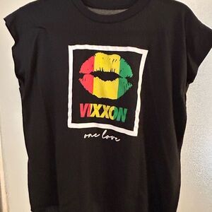 Black Graphic Short Sleeve Tee